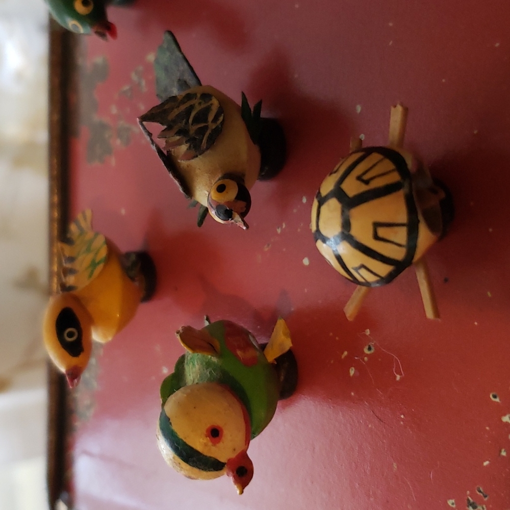 Vintage Hand made Wooden Animals. - Picture 3 of 10